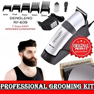 Dengleng Rf-609r Rechargeable Hair And Beard Shaving Machine For Men And Grooming