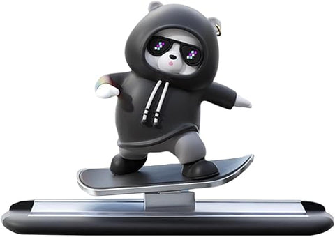Funny Skateboard Bear Car Dashboard Decoration | Best Quality Decoration Piece For Car 