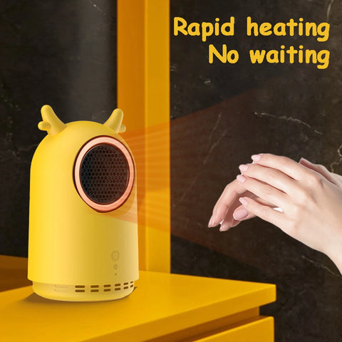 Deer Design Electric Room Heater,  Air Warmer Fan Blower Heater ,Portable Fan Heater for Home &amp; Office
