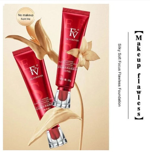 Fv Foundation Waterproof With Medium Coverage, Oil-free &amp; Long Lasting, Matte orever Foundation For Oily/normal Skin, Forever Liquid Makeup Foundation For Face, Natural Beige 30g