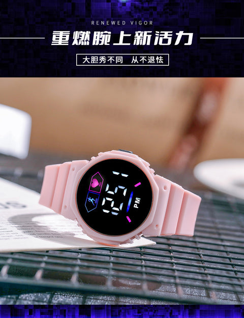 Electronic Watch Digital LED Display | Power-saving Multifunctional Precise Time | Casual Large Screen Sports Student Watch