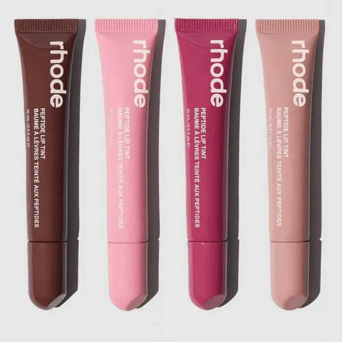 8 Colors Rhode Lip Care Series | Tinted Lip Balm | Lasting Moisturizing Blushes | Hydrated Lip Gel Oil | Pout Lips Long-acting Lip Treatment