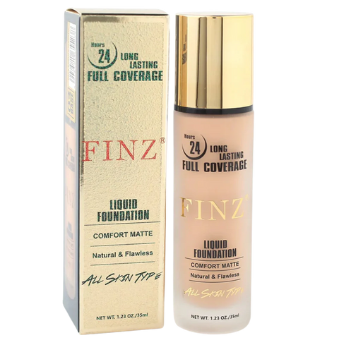 FINZ 24 Hours Long Lasting Full Coverage Liquid Foundation