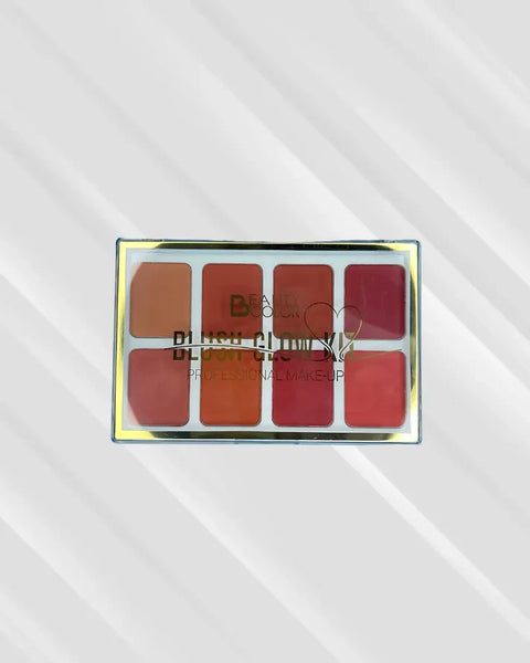 Beauty Color Blush Glow Kit - 8 Vibrant Colours Palette