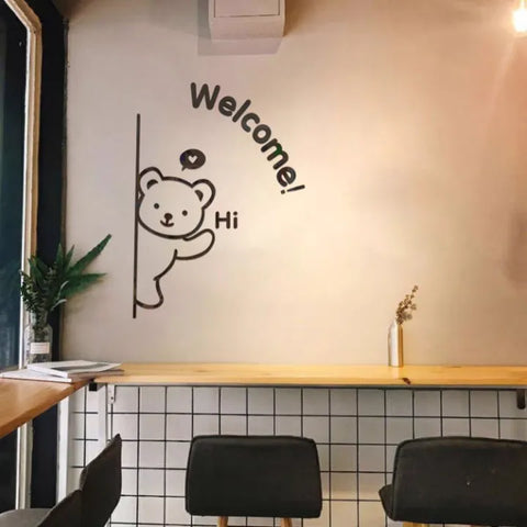 3d wall art with cute teddy bear shaped for home &amp; office decorations Wooden wall Art