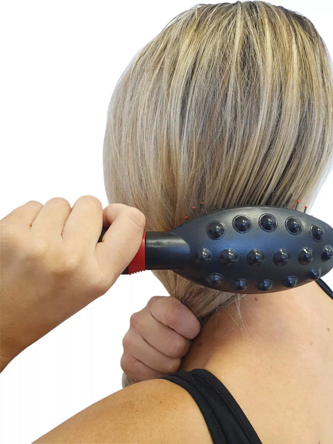 Electric Wireless Massage Comb Hair Growth Vibration Scalp Massager Anti Hair Loss Care Head Massager for Relax &amp; Stress Relief