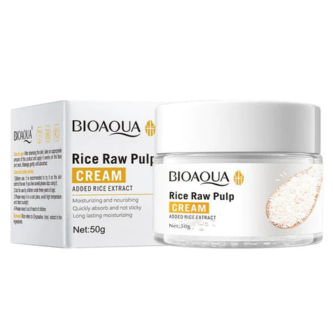 BIOAQUA Rice Raw Pulp Moisturizing Face Cream 50g