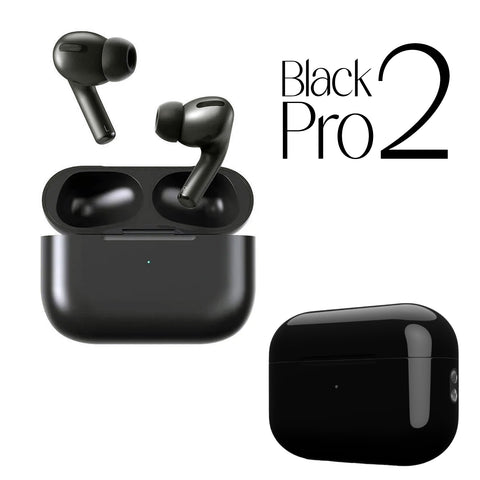 Black Apple Airpods Pro 2 Hengxuan (high Copy With Popup Msg/locate In Find My Iphone) Black