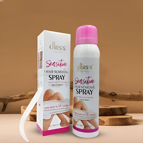 Chirs's Sensitive Hair Removal Spray | Fast Effective &amp; Painless Chriss Hair remover For Legs &amp; Body
