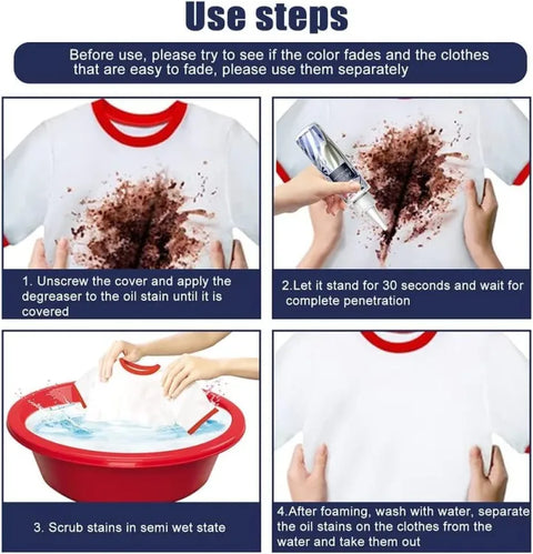 Emergency Stain Rescue: Powerful Clothes Stain Remover