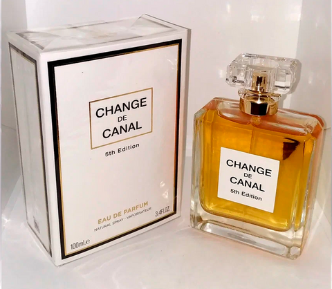 Change De Canal 5th Edition Eau De Parfum 3.4 FL OZ By Fragrance World Long Lasting Fragrance 50ml