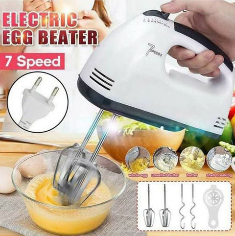 DH-133 Scarlett Multifunctional 7 Speed Mini Mixer Electric Food Blender Scarlett Handheld Mixer Egg Beater Automatic Cream Food Cake Baking Dough Mixer