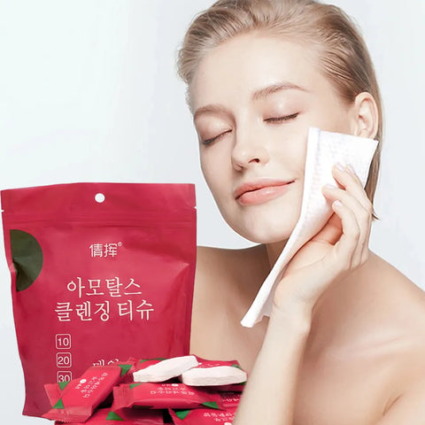 20PCS Disposable Compressed Face Towel Mini Portable Disposable Compressed Cotton Coin Tissue Towels for Travel Camping.