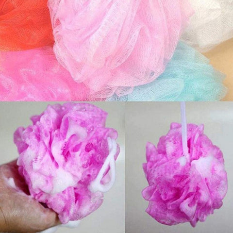 Body Wash Puff Sponge Pack (random color)