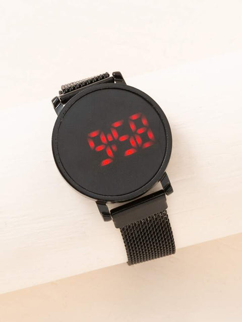 Digital Wrist Watch | Wrist Watch For Men | Wrist Watch For Boys | Wrist Watch For Kids | Best Quality Wrist Watch with Digital Display - Cell Operated Watch - Stainless Steel Watch ( Without Box )