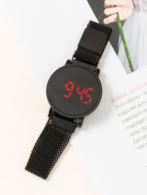 Digital Wrist Watch | Wrist Watch For Men | Wrist Watch For Boys | Wrist Watch For Kids | Best Quality Wrist Watch with Digital Display - Cell Operated Watch - Stainless Steel Watch ( Without Box )