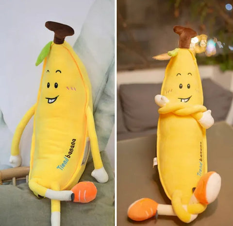 Banana Plush Toy | Soft Stuff Trend Banana Mood Plush Pillow