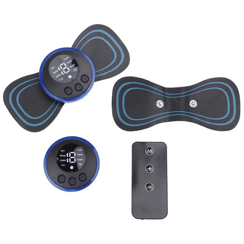 EMS Butterfly Neck Massager For Muscle Pain Relief And Shoulder Relaxation with Remote - Imported