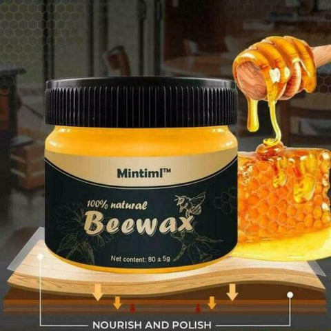 A Fresh deal Beewax spray  (120ml)  + Beewax 85g(wax) + sponge Beeswax Furniture Polish and Cleaner