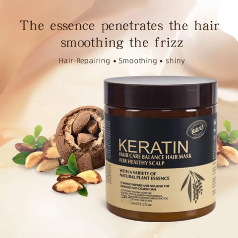 Brazil Nut Keratin Hair Mask | Hair Straightener, Hair Nourishment 1000ml