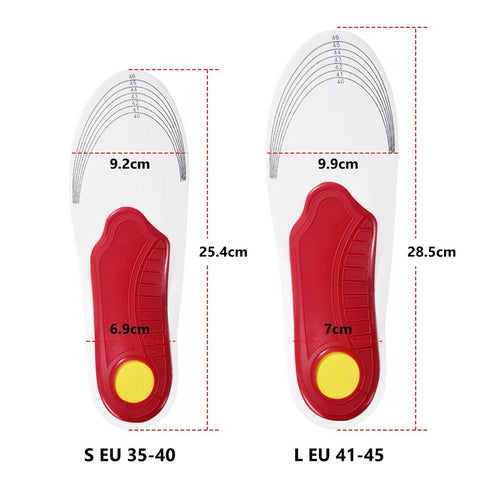 Flat Feet Arch Support Foot Pad Insole Shoe Inserts For Foot Pain Relief for Man &amp; Woman