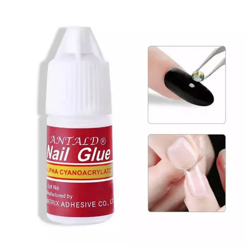 2 in 1 Eyelashes Glue &amp; Nail Glue, Eyelashes and Nails Glue Pack | Best Quality Glues For Eyelashes &amp; Nails | 2 in 1 Glue Set