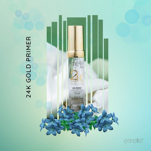 Emelie Paris 24K Gold Age Perfect Makeup+Skincare Primer (30ml)