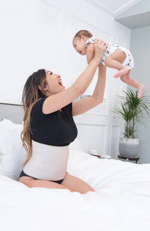 After Pregnancy &amp; C Section Recovery Belt | Postpartum Belt for Belly Fat, Loose Skin, Lower Abdominal Body Shaping &amp; Toning (Waist Belt)