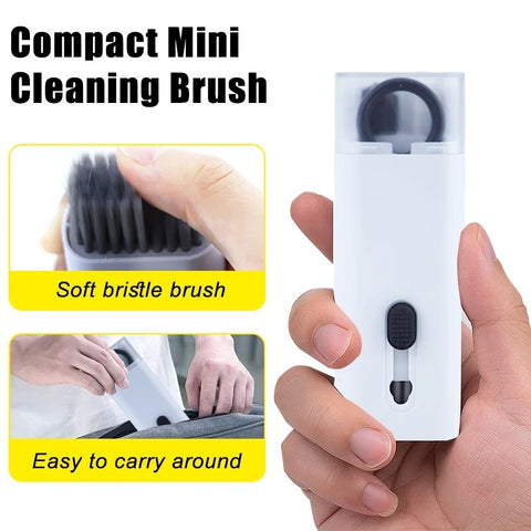 7 In 1 Kit Scalable Keyboard Cleaner Brush Earphone Cleaning Pen Cleaner Multifunction cleaning brush (random colors)