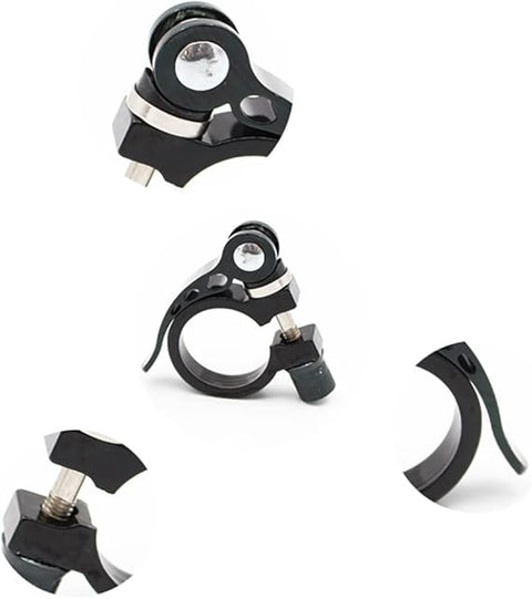 Bicycle Seat Post Clamp | Bike Seat Rod Lock (black)