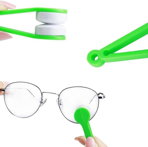 Eyeglasses cleaning wipes microfiber | Mini Microfiber Glasses Eyeglasses Cleaner Tool (Blue)