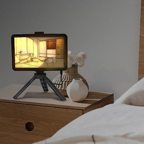 Glowing Art Photo Frame Desktop Decorative Lights, Painting Night Lights, Bedroom Lights | Artwork Table Lamp Gift