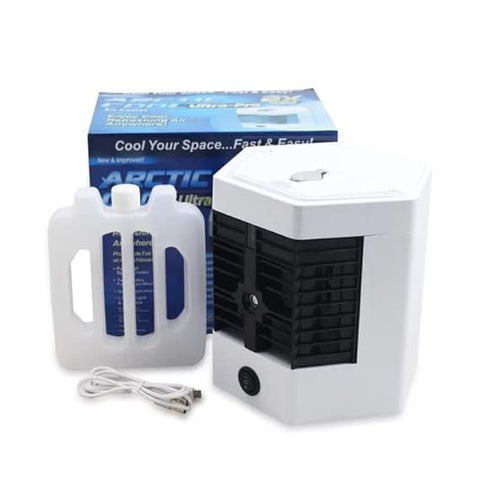 Arctic Air Ultra Pro Evaporative Air Cooler Fan - Portable 4-in-1 Cooling Solution with Humidifier, Air Purifier, and Adjustable Airflow - Effortless Cooling and Enhanced Comfort