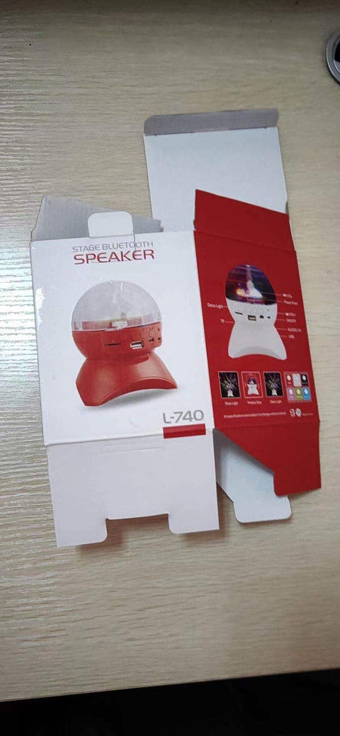 Colorful Lights Bluetooth Speaker Projection Lamp Small Speaker Large Volume Dynamic Night Light