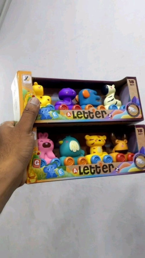 Alphabet Animal Learning Toy for Kids – Fun &amp; Interactive Way to Teach Letters, Words &amp; Animal Names – Perfect for Toddlers - Pack Of 03