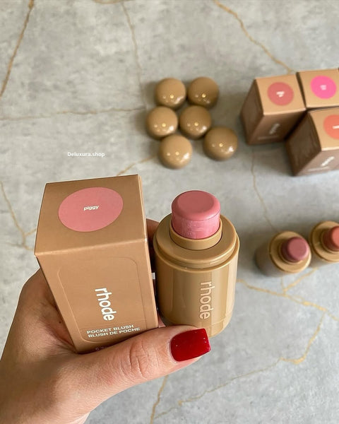 6 Colors Rhode Pocket Blush | Makeup Beauty Cosmetics long Lasting &amp; Moisturizing Pocket Blush