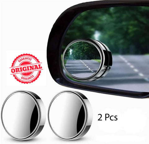 2pcs Round Blind Spot Mirrors – Wide-Angle Lens for Enhanced Rear and Side View Visibility – Convex Mirror for Cars, SUVs, and Trucks – Universal Fit Safety Accessory - Plastic Material