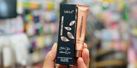 1 Piece Silkfull Tube MakeUp Foundation Waterproof | Best Quality Long-Lasting Foundation Makup Foundation 15g