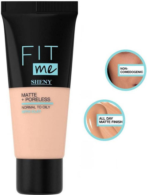 2-in-1 Makeup Deal – Liquid Foundation &amp; Face Powder Combo for Smooth, Flawless Finish – Budget-Friendly Beauty Set - Ivory Shade