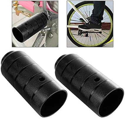 Bicycle Axle Foot Rest, Bike Stunt Pegs Footrest Pedal - 2 Pcs