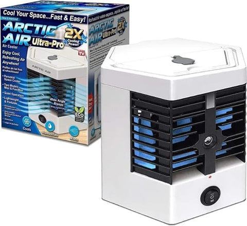 Arctic Air Ultra Pro Evaporative Air Cooler Fan - Portable 4-in-1 Cooling Solution with Humidifier, Air Purifier, and Adjustable Airflow - Effortless Cooling and Enhanced Comfort