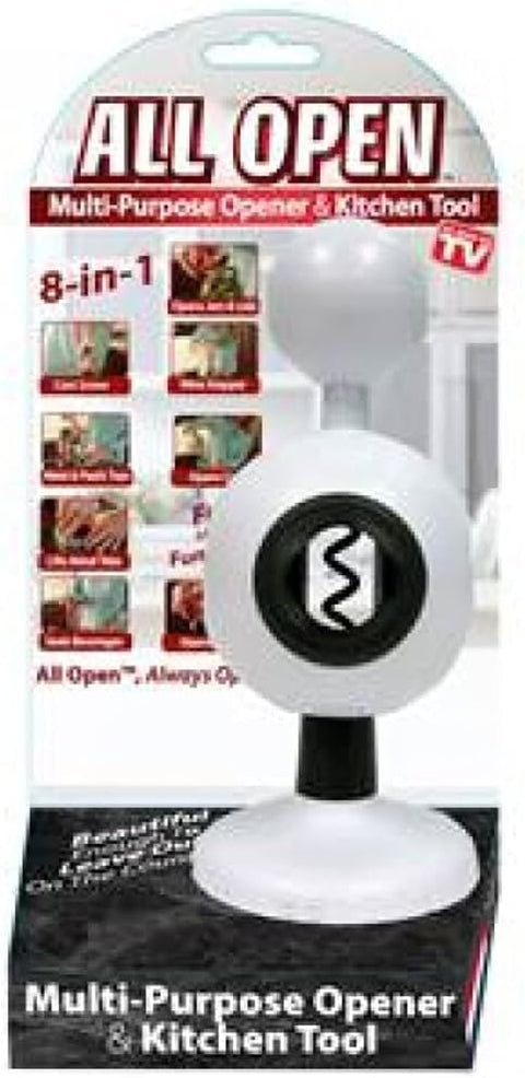 All Open 8 in 1 Multi-purpose Opener &amp; Kitchen Tool | Destapador Multiusos 8-en-1 Destapa todo.