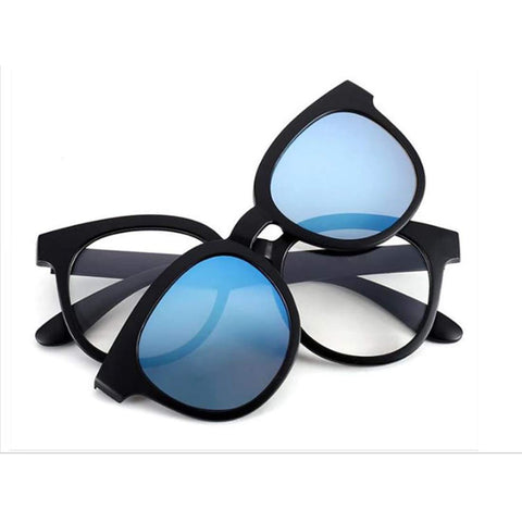 5 in 1 Magic Vision Stylish Sunglass With Quick-change Magnet Lenses | 5 Different Colors