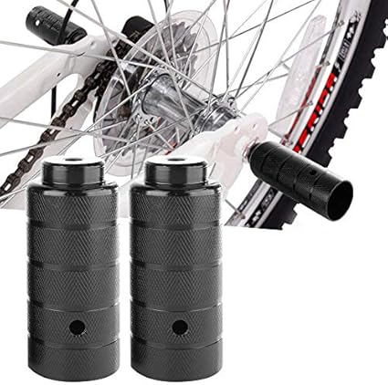 Bicycle Axle Foot Rest, Bike Stunt Pegs Footrest Pedal - 2 Pcs
