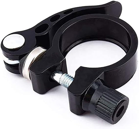 Bicycle Seat Post Clamp | Bike Seat Rod Lock (black)