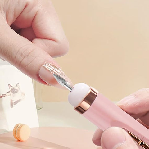 5 IN 1 Professional Manicure Nail | Salon Nail Finishing Touch | Nail Grinding, Burnishing Machine | Full Manicure and Pedicure Tool