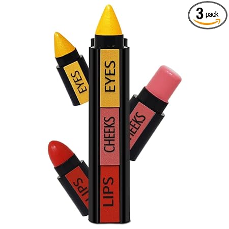 3 in 1 Eyes Cheeks Lips (Lipsticks)