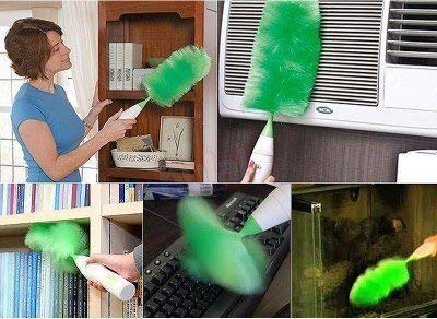 Go duster for dusting Dust Cleaning Brush for Blind , Window Cleaner (Cell Operated)