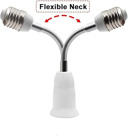 Flexible Light Bulb Holder Adjustable Bulb Socket Extension