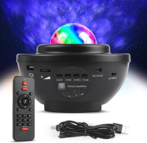 Galaxy Star Projector Lamp Led Universe | Galaxy Star light Projector. (Double Speaker)